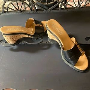 Gently worn Franco Sarto wedge Heels